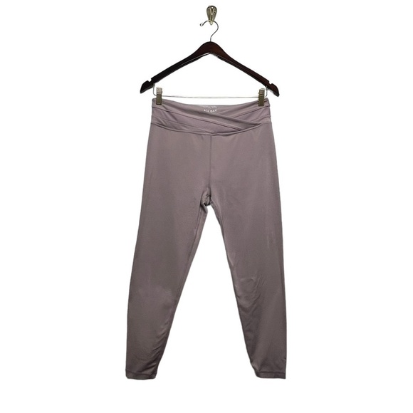 SWEATY BETTY All Day Wrap Waist 7/8 Legging Sb837178 Dusk-Pink 10 - Picture 5 of 10